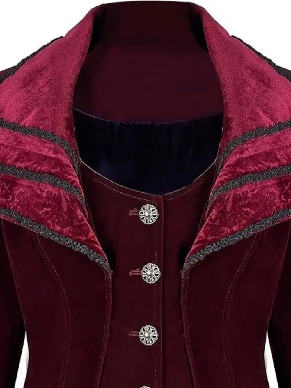 Women's Renaissance Gothic Pirate Steampunk Victorian Tailcoat Coat Jacket